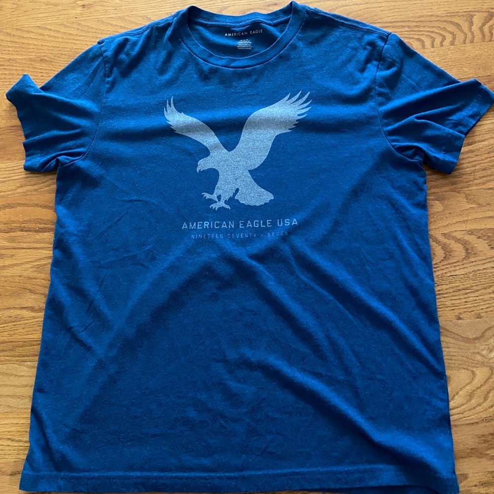 Mens American Eagle Blue T-Shirt